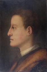 若い男としてのコジモ・デ・メディチ1世（1519-74）、1537年頃
